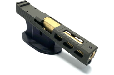Image of JCS Weapon Designs G19 Bonesaw Slide, RMR Cut, Glock 19, OD Green, G19-BSS-RMR-ODG