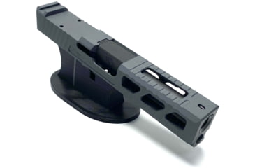 Image of JCS Weapon Designs G19 Bonesaw Slide, RMR Cut, Glock 19, Sniper Grey, G19-BSS-RMR-SGR