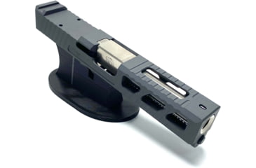 Image of JCS Weapon Designs G19 Bonesaw Slide, RMR Cut, Glock 19, Sniper Grey, G19-BSS-RMR-SGR