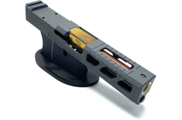 Image of JCS Weapon Designs G19 Bonesaw Slide, RMR Cut, Glock 19, Sniper Grey, G19-BSS-RMR-SGR