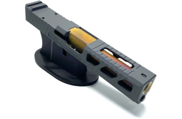 Image of JCS Weapon Designs G19 Bonesaw Slide, RMR Cut, Glock 19, Sniper Grey, G19-BSS-RMR-SGR