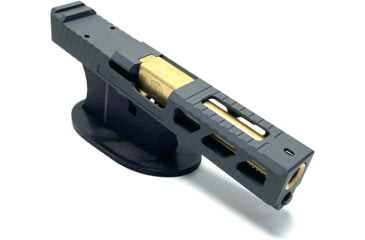 Image of JCS Weapon Designs G19 Bonesaw Slide, RMR Cut, Glock 19, Sniper Grey, G19-BSS-RMR-SGR