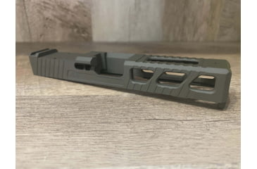 Image of JCS Weapon Designs G19 Bonesaw Slide, RMR Cut, Glock 19, Sniper Grey, G19-BSS-RMR-SGR