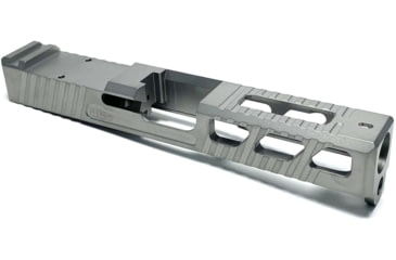 Image of JCS Weapon Designs G17 Bonesaw Slide, RMR Cut, Glock 17, Stainless Steel, G17-BSS-RMR-SS