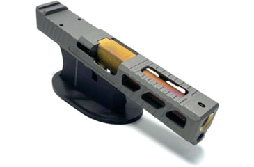 Image of JCS Weapon Designs G19 Bonesaw Slide, RMR Cut, Glock 19, Tungsten, G19-BSS-RMR-TUN