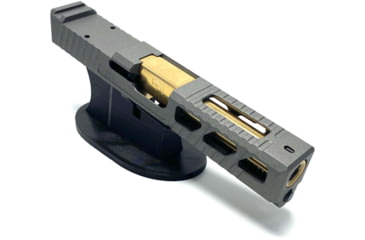 Image of JCS Weapon Designs G19 Bonesaw Slide, RMR Cut, Glock 19, Tungsten, G19-BSS-RMR-TUN