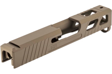 Image of JCS Weapon Designs G43 Bonesaw Slide, No Cut, Glock 43/43X/Polymer 80, FDE, G43-BSS-NO-FDE