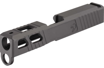 Image of JCS Weapon Designs G43 Bonesaw Slide, No Cut, Glock 43/43X/Polymer 80, Sniper Grey, G43-BSS-NO-SGR