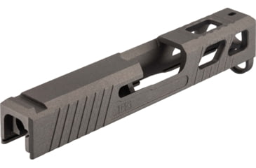 Image of JCS Weapon Designs G43 Bonesaw Slide, No Cut, Glock 43/43X/Polymer 80, Tungsten, G43-BSS-NO-TUN