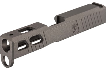 Image of JCS Weapon Designs G43 Bonesaw Slide, No Cut, Glock 43/43X/Polymer 80, Tungsten, G43-BSS-NO-TUN