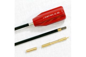 Image of J. Dewey 38C-12 Dewey Nylon Coated Rod, Red/Black, n/a 38C12