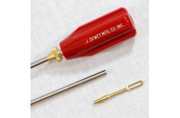 Image of J. Dewey 11-HSS Stainless Steel-One piece Rod, Red/Silver, n/a 11HSS