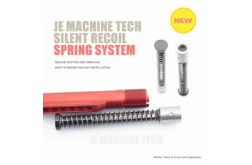 Image of JE Machine Tech .223 Caliber Silent Recoil Spring System, Black, PS-BFSC4