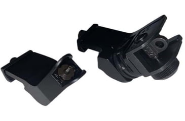 Image of JE Machine Tech 45 Degree Offset Fixed Front and Rear Sight, Black, TS-PS8B-AL