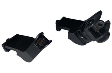 Image of JE Machine Tech 45 Degree Offset Fixed Front and Rear Sight, Black, TS-PS8B-AL