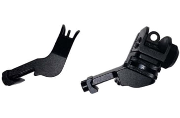 Image of JE Machine Tech 45 Degree Offset Fixed Front and Rear Sight, Black, TS-PS8B-AL