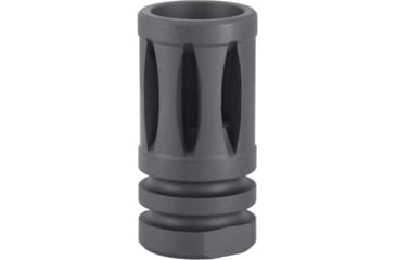 Image of JE Machine Tech A2 5.56/.223 Birdcage Flash Hider w/ Crush Washer, Black, TS-FH2B