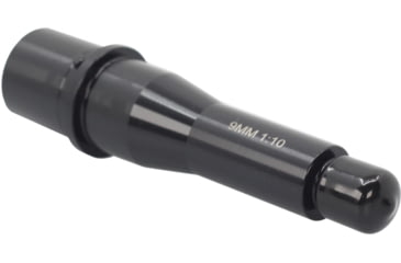 Image of JE Machine Tech AR-15 9mm Threaded Pistol Barrel, 4.5in, 1-10 Twist, Direct Blowback, 1/2x36, 4150 CrMoV Steel, Nitride, Black, PS-BAL23