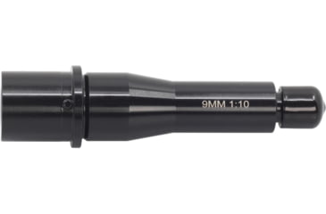 Image of JE Machine Tech AR-15 9mm Threaded Pistol Barrel, 4.5in, 1-10 Twist, Direct Blowback, 1/2x36, 4150 CrMoV Steel, Nitride, Black, PS-BAL23