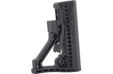 Image of JE Machine Tech AR-15 Adaptive Skeletonized Buttstock, Commercial Spec, Black, PS-ST33B