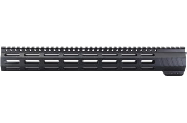 Image of JE Machine Tech AR-15 Ultra-Lightweight Minimalist Full Top Rail Handguard, 15in, Black, PS-223MLK15KBLK-F