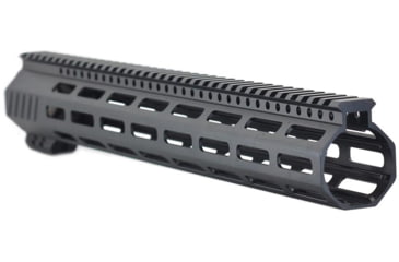 Image of JE Machine Tech AR-15 Ultra-Lightweight Minimalist Full Top Rail Handguard, 15in, Black, PS-223MLK15KBLK-F