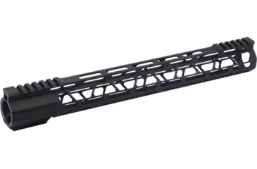 Image of JE Machine Tech AR-15 Ultralightweight M-Lok Free Float Handguard, 15in, Black, PS-223MLK15JBLK