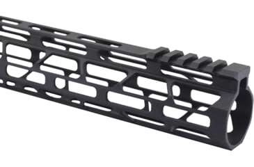 Image of JE Machine Tech AR-15 Ultralightweight M-Lok Free Float Handguard, 15in, Black, PS-223MLK15JBLK