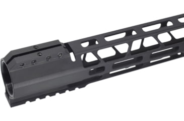Image of JE Machine Tech AR-15 Ultralightweight M-Lok Free Float Handguard, 15in, Black, PS-223MLK15JBLK