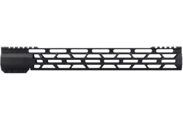 Image of JE Machine Tech AR-15 Ultralightweight M-Lok Free Float Handguard, 15in, Black, PS-223MLK15JBLK