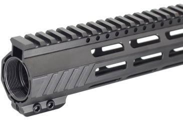 Image of JE Machine Tech AR-15 Ultralightweight Minimalist Full Top Rail, 7 in, No Anti Rotation Tabs, Black, PS-223MLK7KBLK-F-NAR