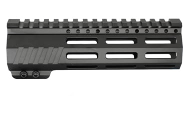 Image of JE Machine Tech AR-15 Ultralightweight Minimalist Full Top Rail, 7 in, No Anti Rotation Tabs, Black, PS-223MLK7KBLK-F-NAR