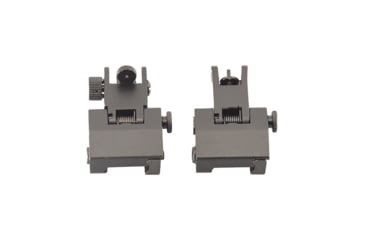 Image of JE Machine Tech 45 Degree Offset Fixed Front and Rear Sight, Black, TS-PS7B-AL