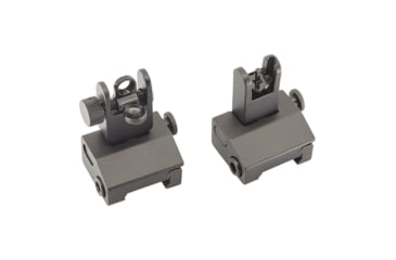 Image of JE Machine Tech 45 Degree Offset Fixed Front and Rear Sight, Black, TS-PS7B-AL