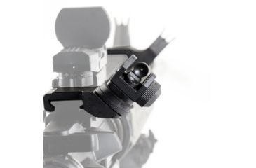 Image of JE Machine Tech Offset Iron Sight Set, AR-15, Fixed, 45 degrees, 1 Pair, Black, TS-PS8B