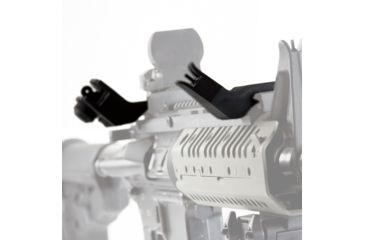 Image of JE Machine Tech Offset Iron Sight Set, AR-15, Fixed, 45 degrees, 1 Pair, Black, TS-PS8B