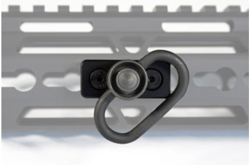 Image of JE Machine Tech Quick Detach Sling Adapter w/QD Swivel, Keymod, Black, TS-QD4