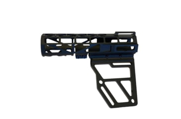 Image of JE Machine Tech Skeletonized Pistol Brace Stabilizer, Aluminum, Black Anodized, Black, TS-ST28B