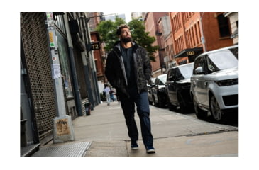 Image of Tactical jeans on the street.