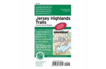 Image of Jersey Highland Trails, Central North Region, Publisher - Ny/nj Trail Confrnce