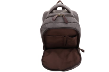 Image of Jessie &amp; James Alpine Canvas Concealed Carry Backpack, Gray, SMC52103R1 GY