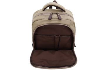 Image of Jessie &amp; James Alpine Canvas Concealed Carry Backpack, Khaki, SMC52103R1 KH