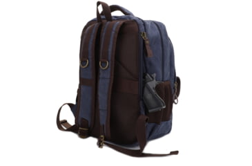 Image of Jessie &amp; James Alpine Canvas Concealed Carry Backpack, Navy, SMC52103R1 NV