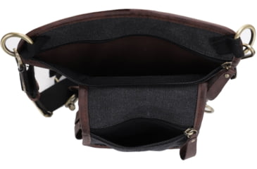 Image of Jessie &amp; James Cougar Canvas Concealed Carry Waist and Leg Bag, Black, SMC52104R1 BK