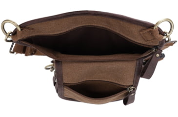 Image of Jessie &amp; James Cougar Canvas Concealed Carry Waist and Leg Bag, Brown, SMC52104R1 BR