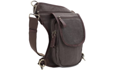 Image of Jessie &amp; James Cougar Canvas Concealed Carry Waist and Leg Bag, Gray, SMC52104R1 GY