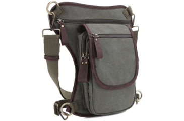 Image of Jessie &amp; James Cougar Canvas Concealed Carry Waist and Leg Bag, Olive, SMC52104R1 OL