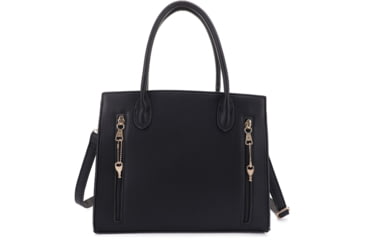 Image of Jessie &amp; James Evelyn Concealed Carry Satchel Handbag, Black, SMC1309LK BK