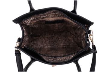 Image of Jessie &amp; James Evelyn Concealed Carry Satchel Handbag, Black, SMC1309LK BK