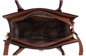 Image of Jessie &amp; James Evelyn Concealed Carry Satchel Handbag, Tan, SMC1309LK TN